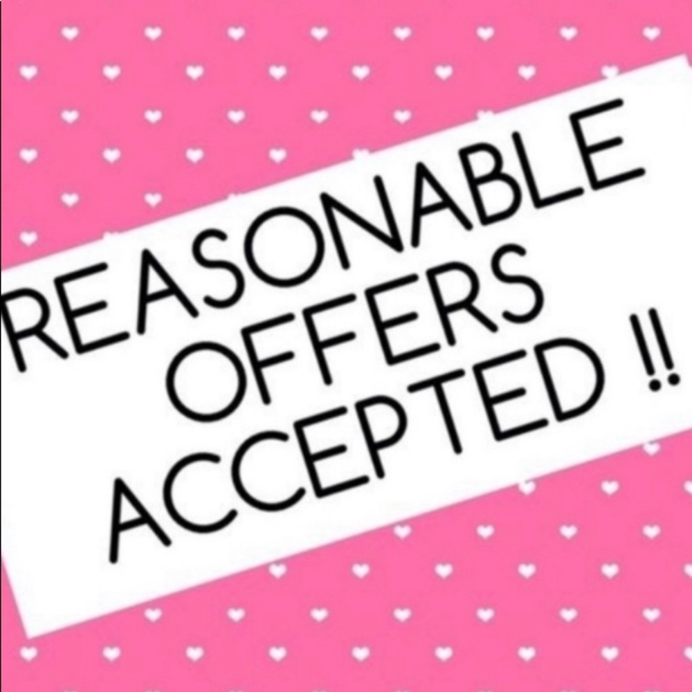 Accepting reasonable offers. Check out my closet
